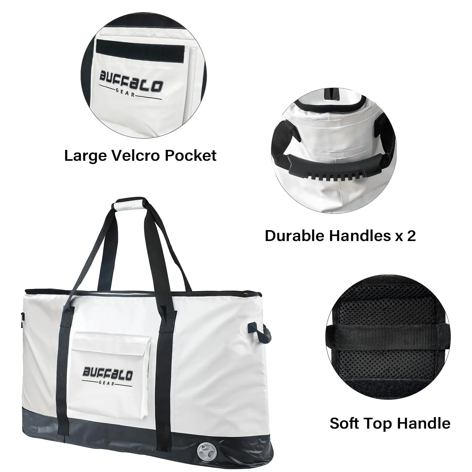 100L Insulated Fish Cooler Bag With YKK Zipper