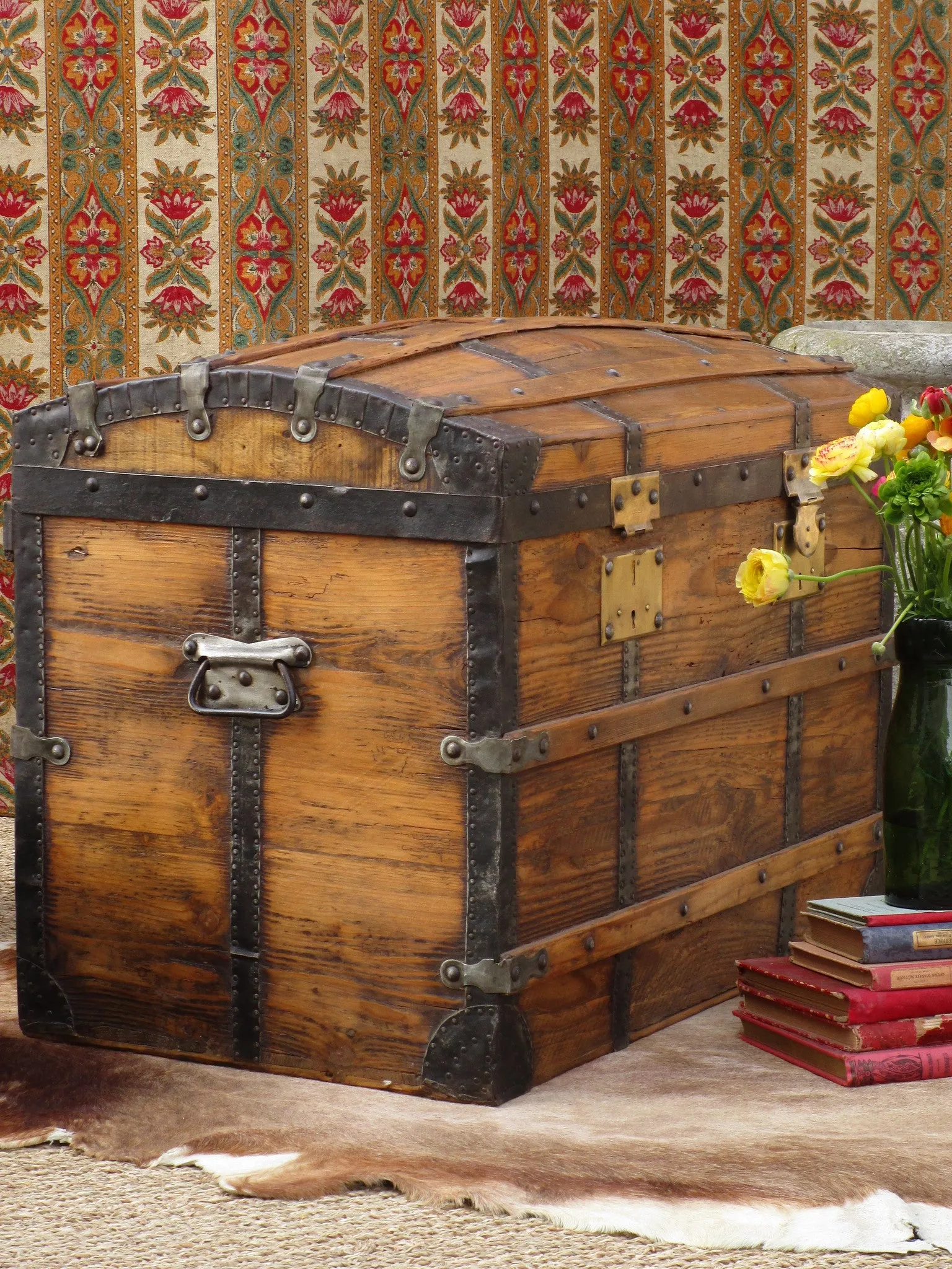 19th century French chariot chest