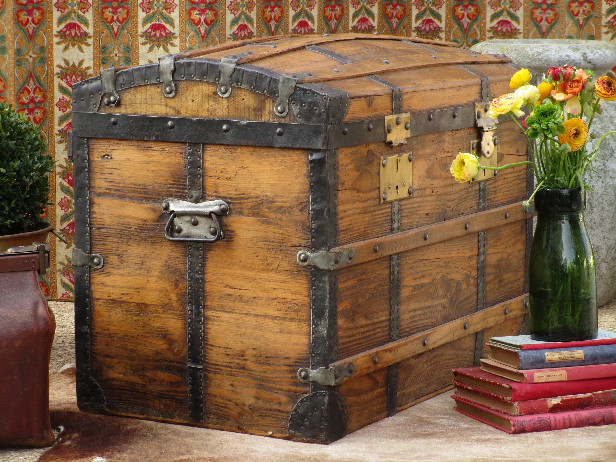 19th century French chariot chest