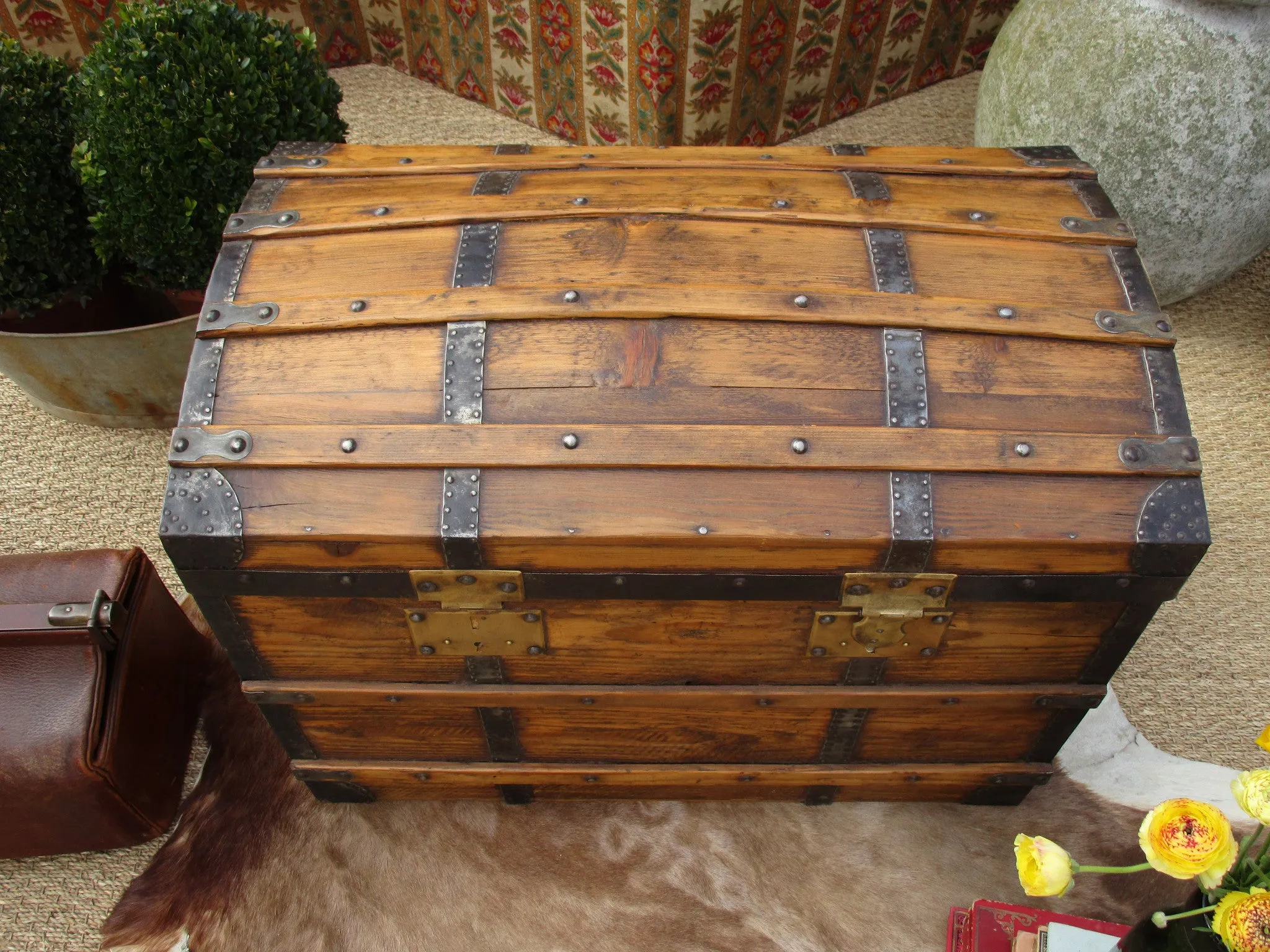 19th century French chariot chest