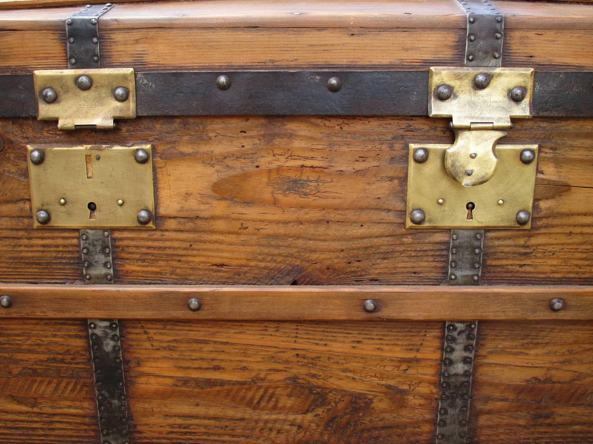 19th century French chariot chest