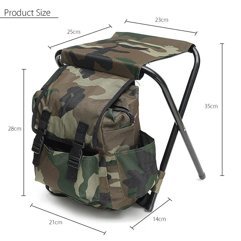 2-In-1 Folding Fishing Chair Bag Ti-37