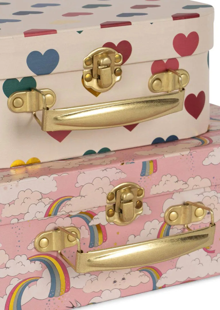 2 Pack Play Suitcases ''Rainbow''