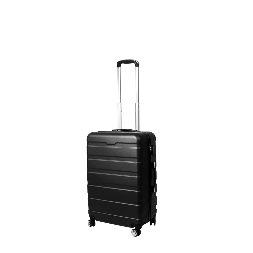 20" Carry On Luggage Case - Black