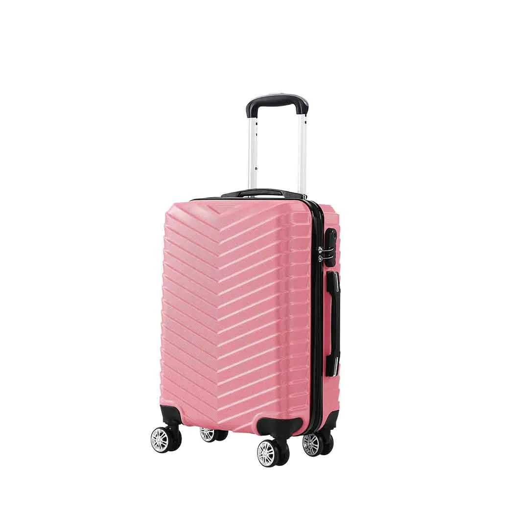 20" Carry On Travel Luggage - Rose Gold