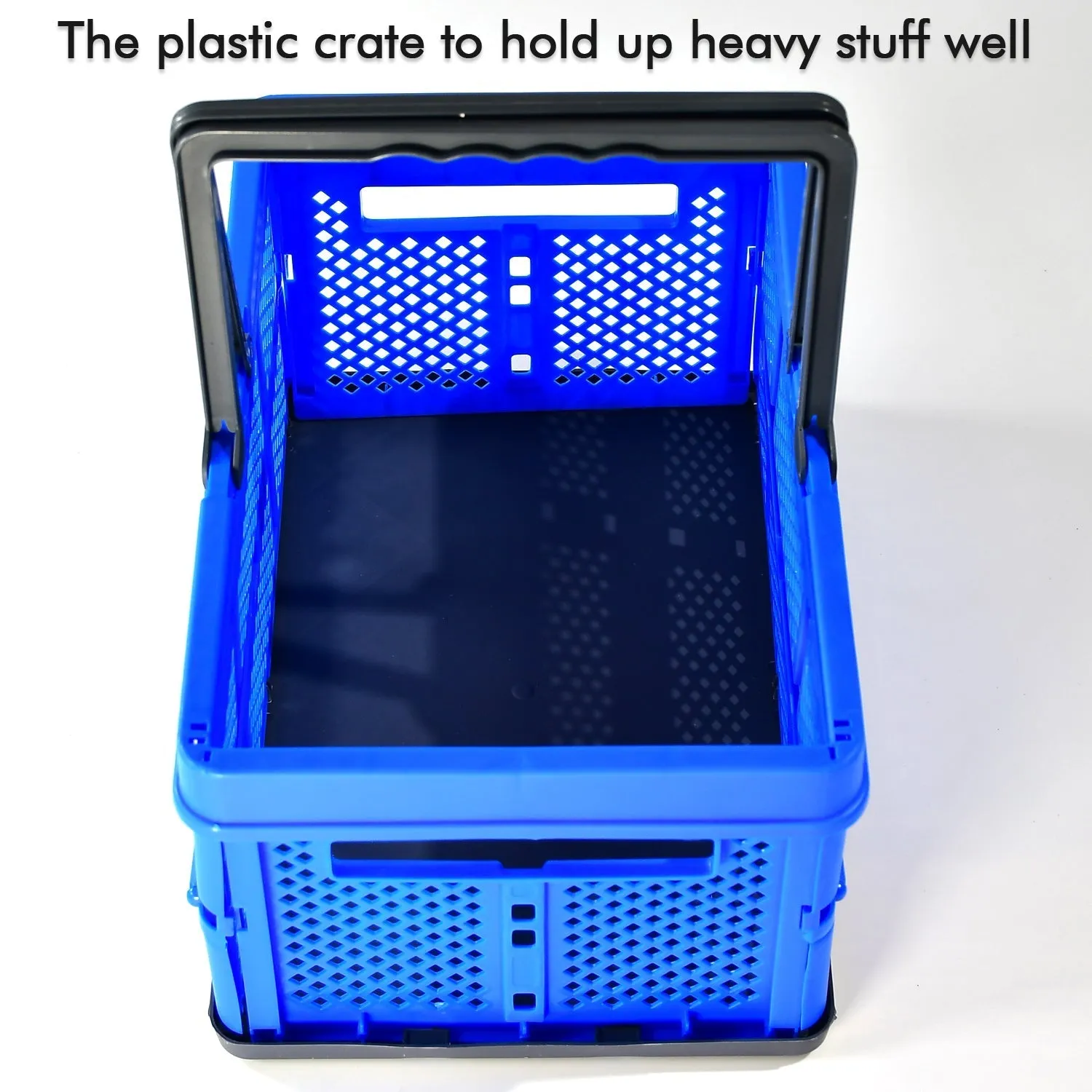 2168 Multipurpose Foldable Portable Stackable Storage Basket