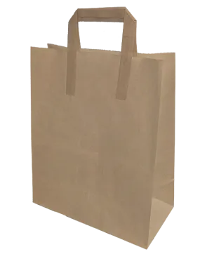 250 Pieces Brown SOS Paper Carrier Bag Jumbo External Handles 525 x 380 x 175 mm 35188 (Parcel Rate)