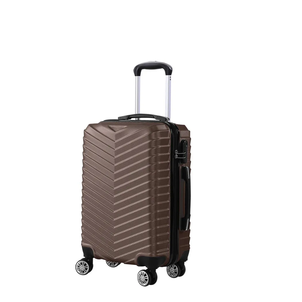 28" Luggage Suitcase Travel - Coffee