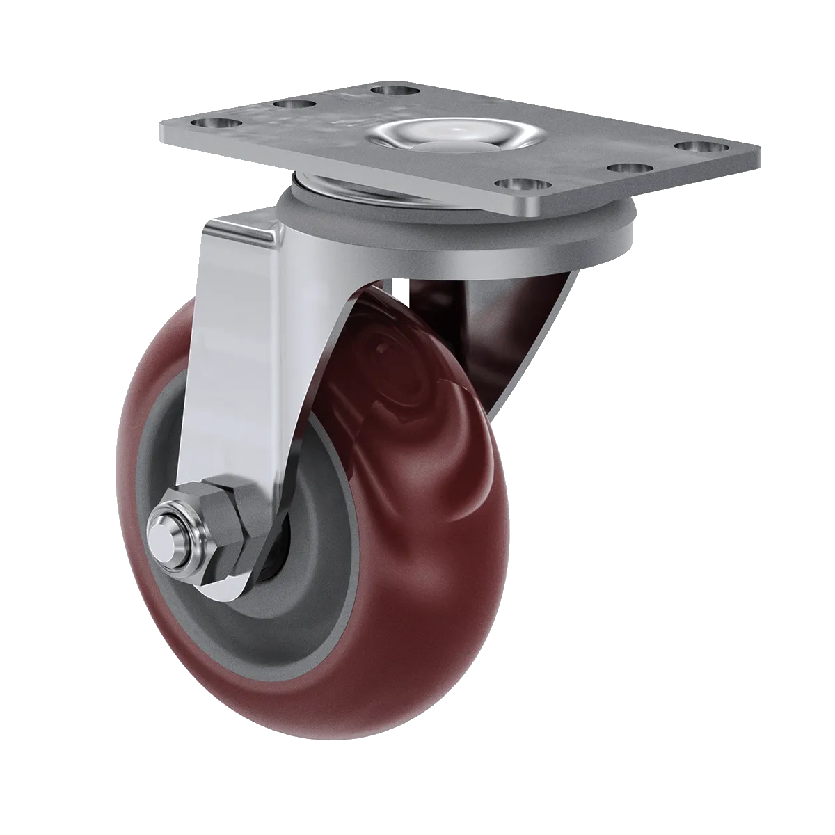 3-1/2" x 1-1/4" Polyurethane Swivel Caster