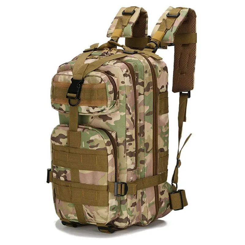 30L Backpack Military Style Outdoor Waterproof Rucksack Stealth Angel Survival