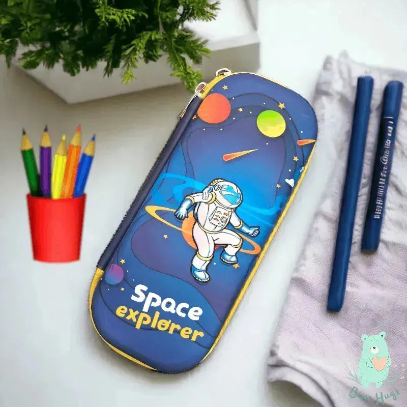 3D-Space Pencil Case- Space Explorer