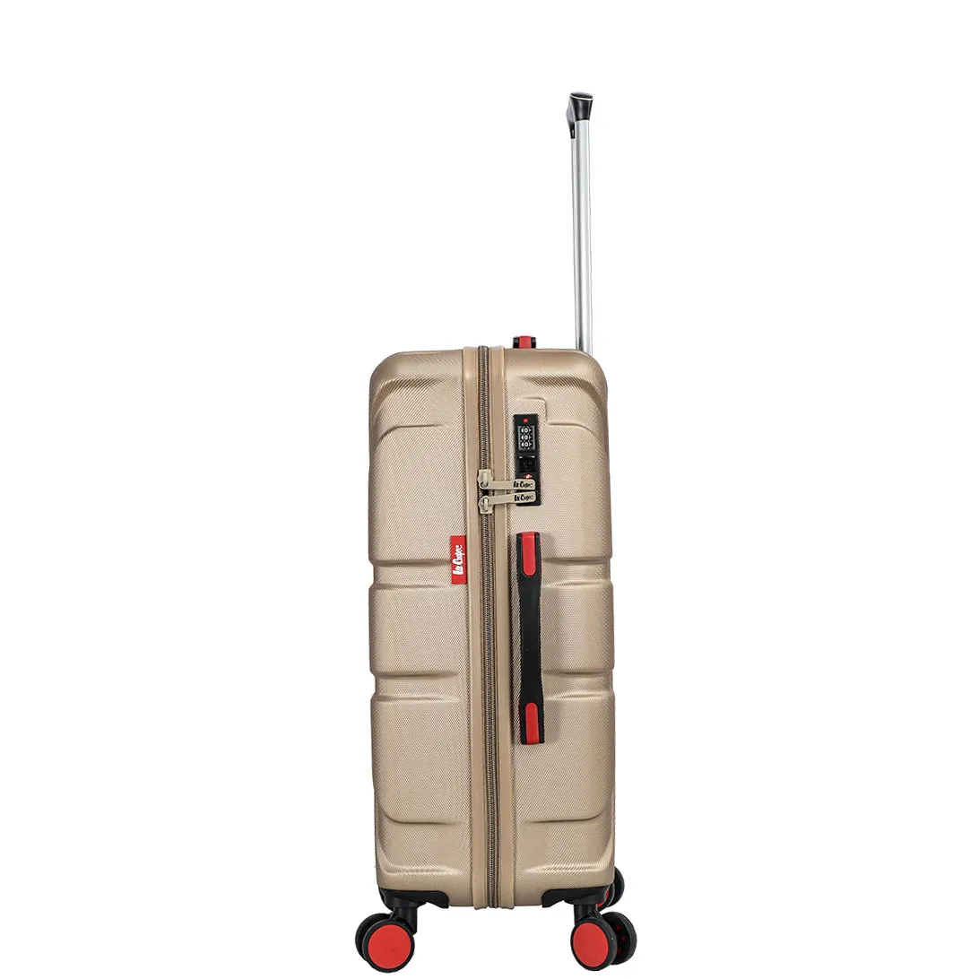 4 Wheel Spinner TSA Hard Travel Luggage Union Jack Taupe