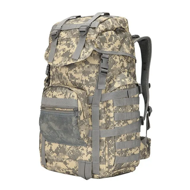 50L Modern Military MOLLE 800D Tactical Army Backpack