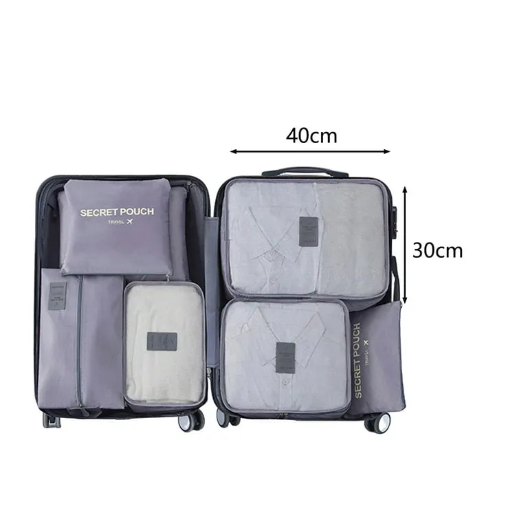 7Pcs Travel Organizer Packing Cubes