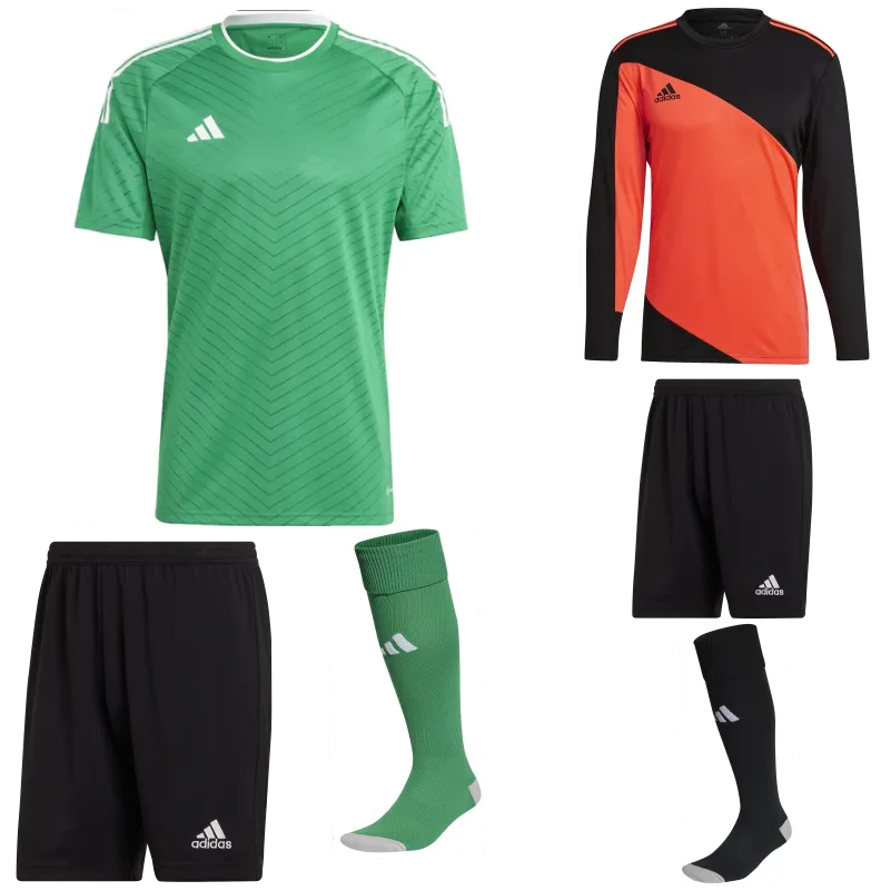 ADIDAS CAMPEON 23 SS KIT BUNDLE TEAM GREEN