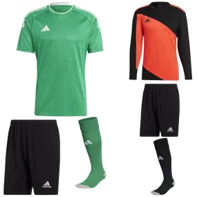 ADIDAS CAMPEON 23 SS KIT BUNDLE TEAM GREEN