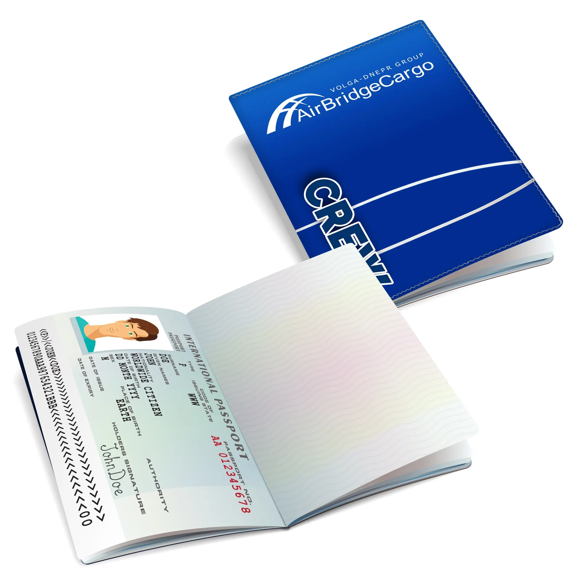 Air Bridge Cargo Logo Passport Cover