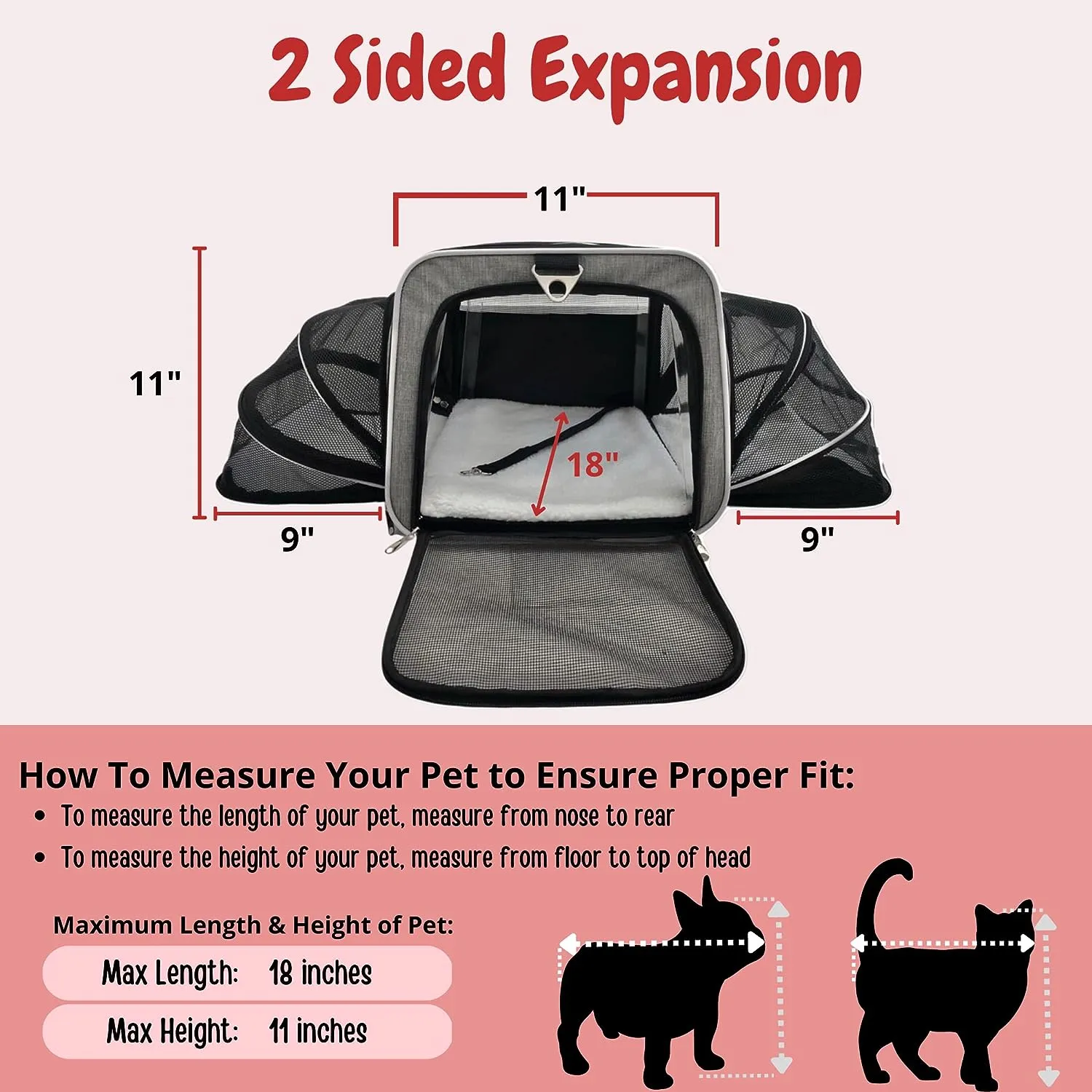 Airline Approved Expandable Premium Pet Carrier on Wheels