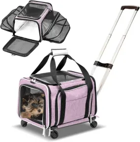 Airline Approved Expandable Premium Pet Carrier on Wheels