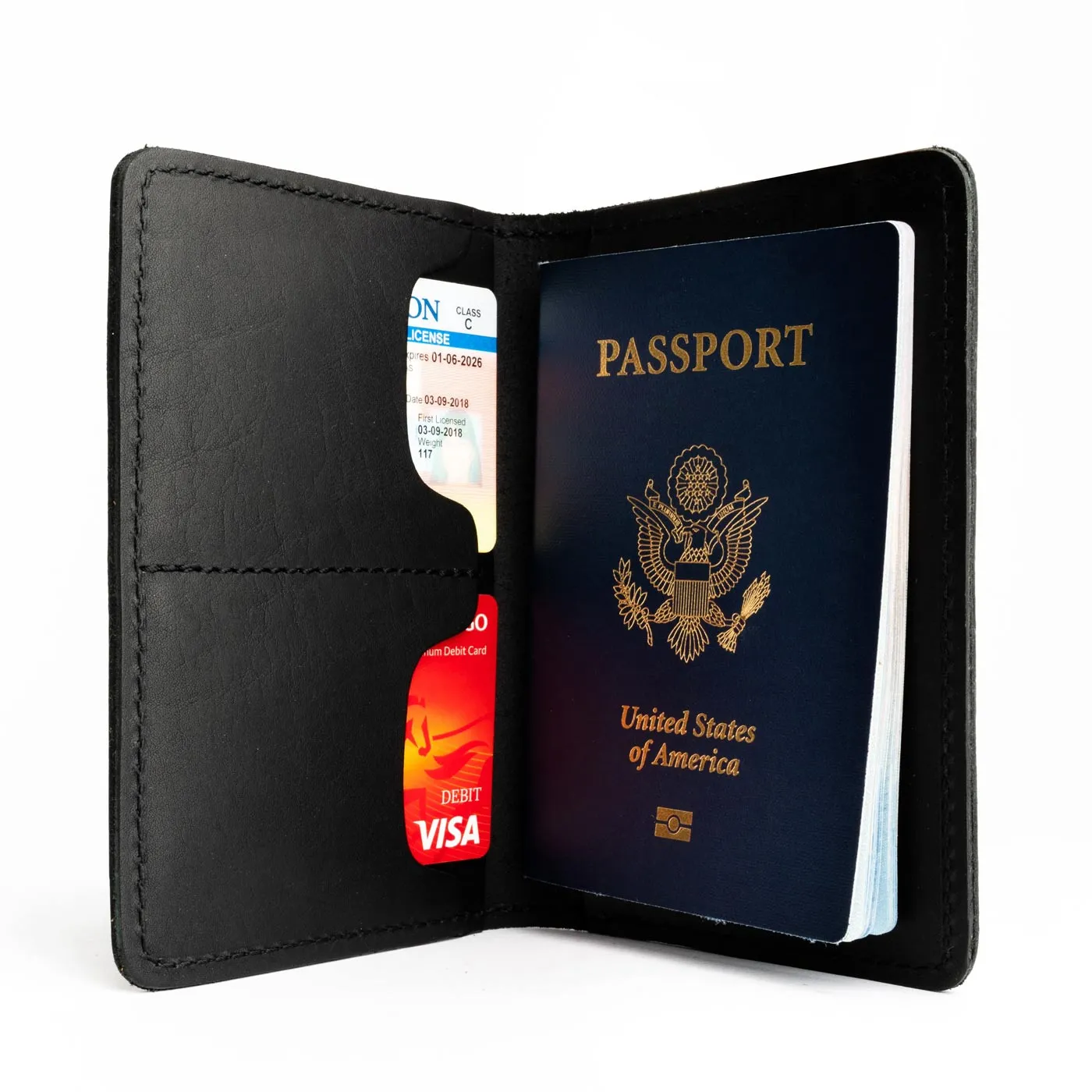 'Almost Perfect' Leather Modern Passport Holder