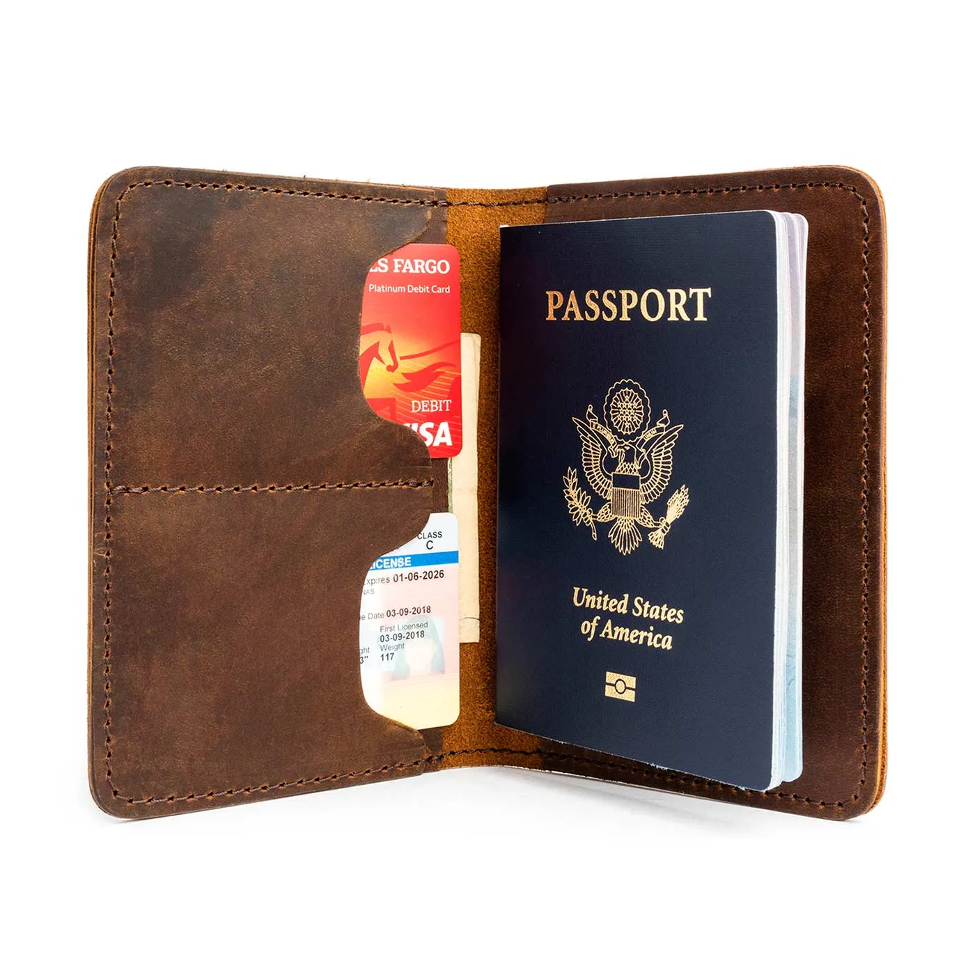 'Almost Perfect' Leather Modern Passport Holder