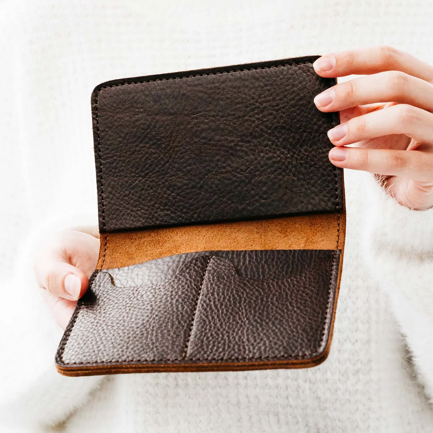 'Almost Perfect' Leather Modern Passport Holder