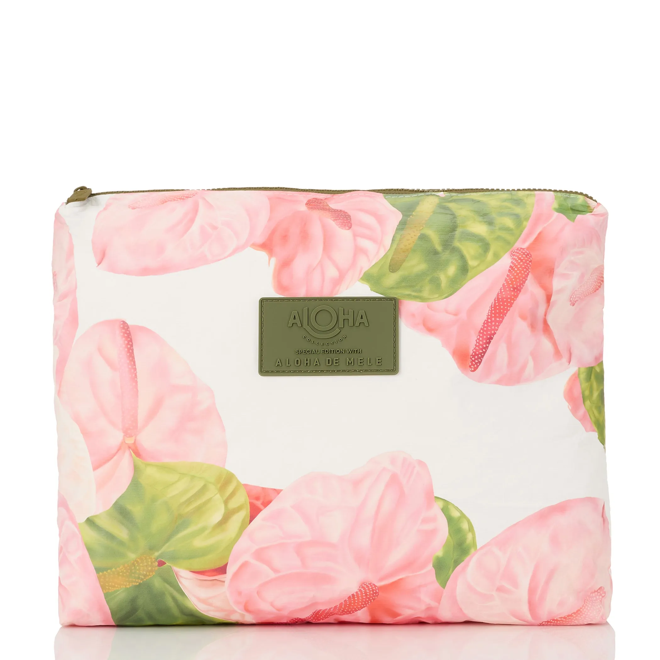 Aloha De Mele Max Pouch / Anthurium