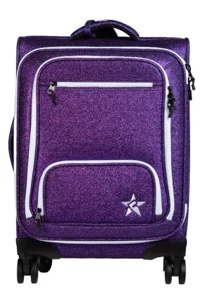 Amethyst Dream Luggage with White Zipper