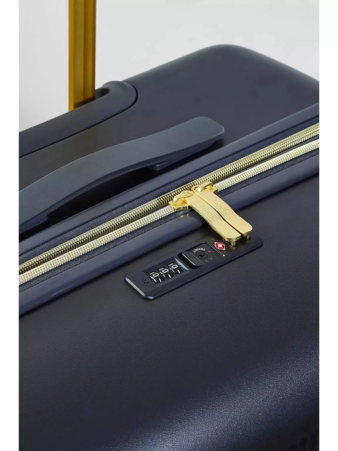 ARIA Set of 3 Suitcases  - Charcoal with Gold