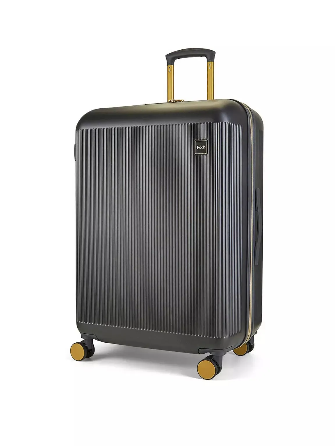 ARIA Set of 3 Suitcases  - Charcoal with Gold