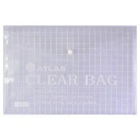 Atlas Document Bag "My Clear Bag" F/S, 12/pack, Clear