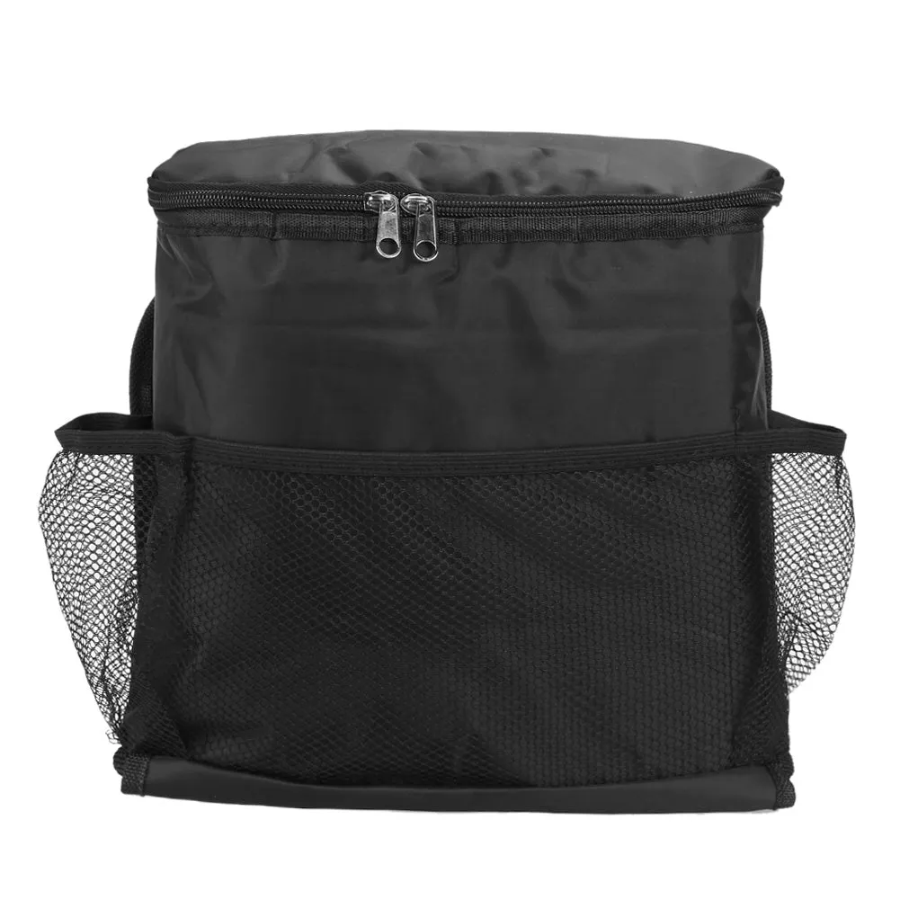 Auto Seat Back Side Multi-Pocket Storage Thermal Insulated Cooler Bag