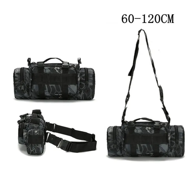 B04 Sports Outdoor Fishing Waterproof Waist Bag Photography Multifunctional Bag(Maple Camouflage)