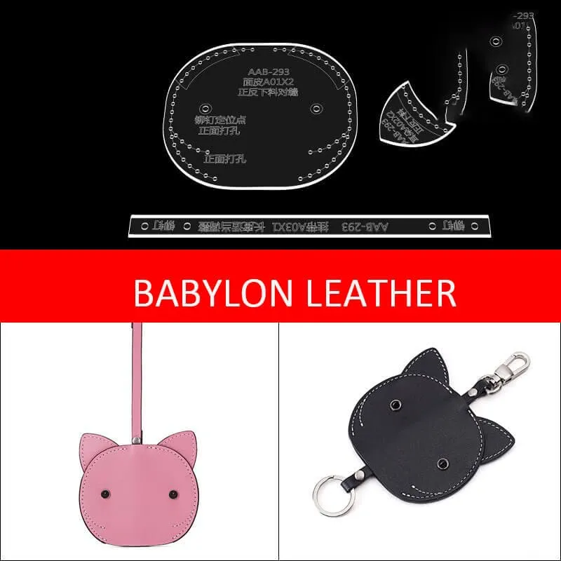 BABYLON™ Cartoon Key Holder Leather Making Pattern AAB-293