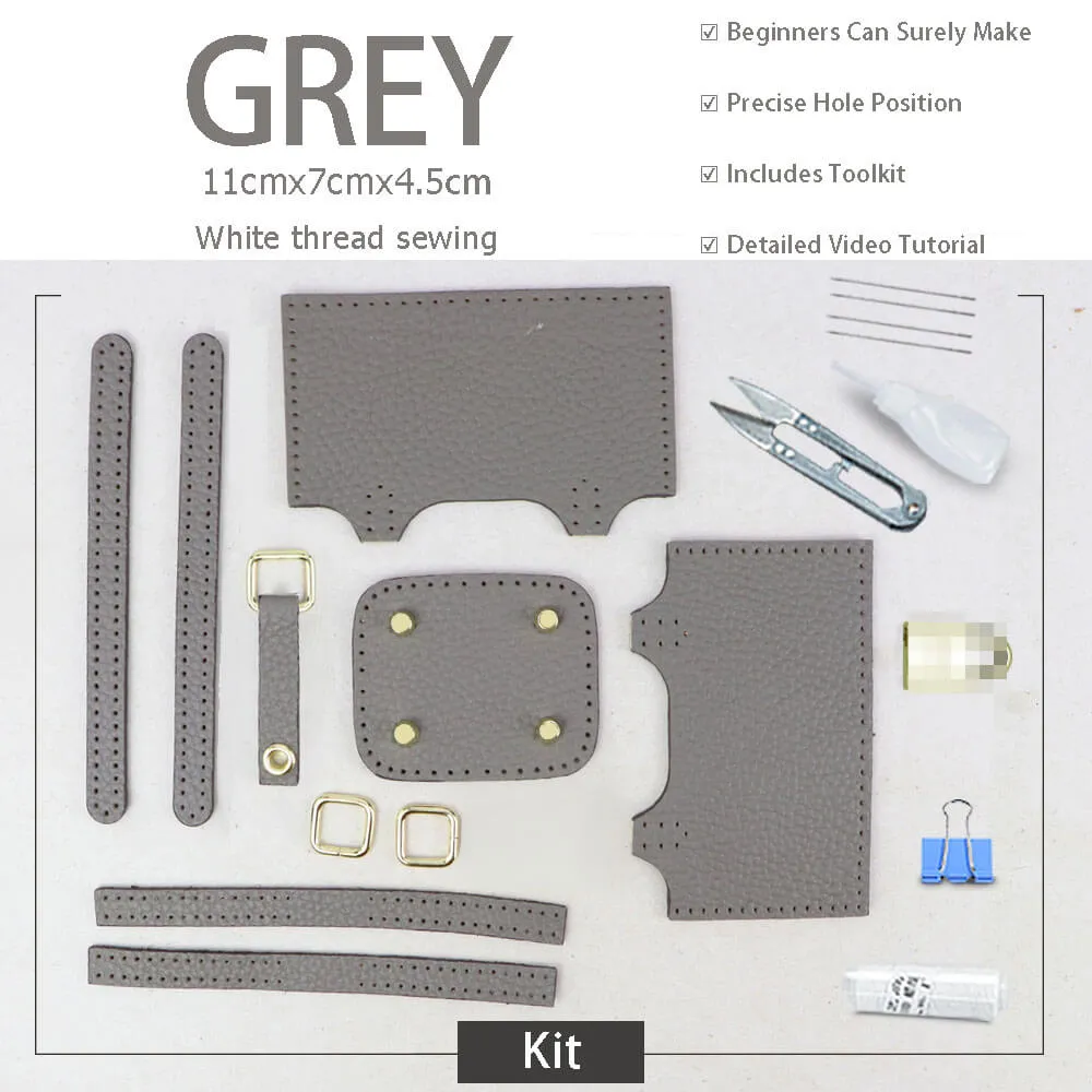 BABYLON™ Leather Picotin Lock Bag Charm DIY Kit