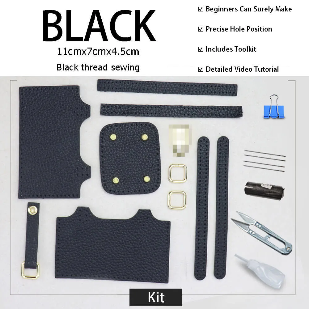 BABYLON™ Leather Picotin Lock Bag Charm DIY Kit