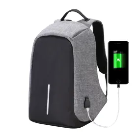 Backpack Anti Theft With Usb Charging Waterproof Travel Bag