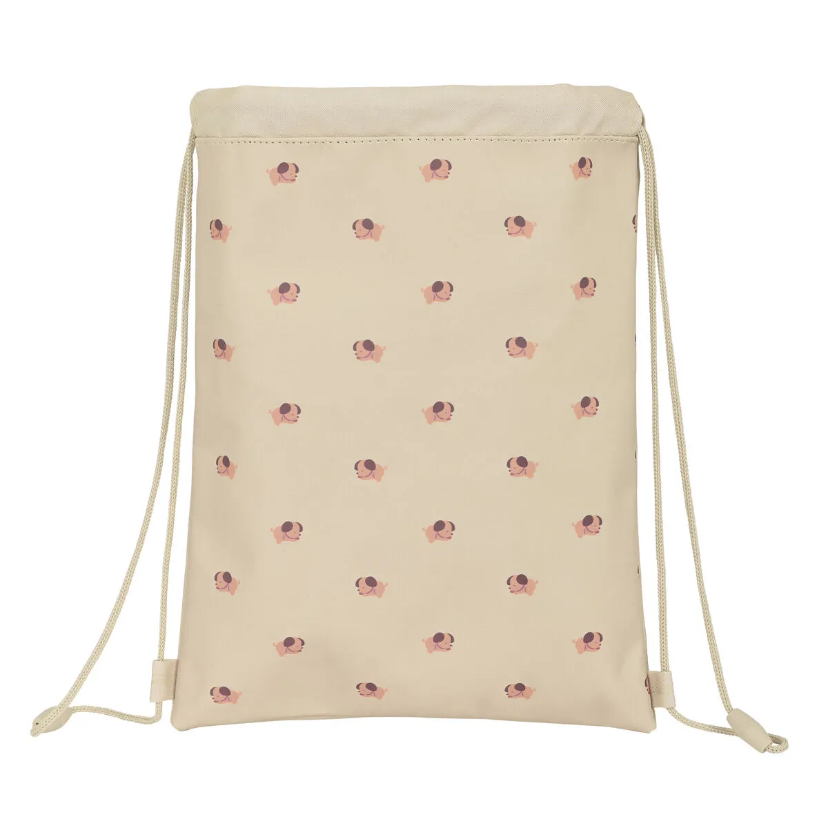 Backpack with Strings Safta Puppy Beige