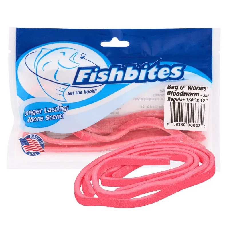 Bag O' Worms Longer Lasting Bloodworm - (1/4 inch)