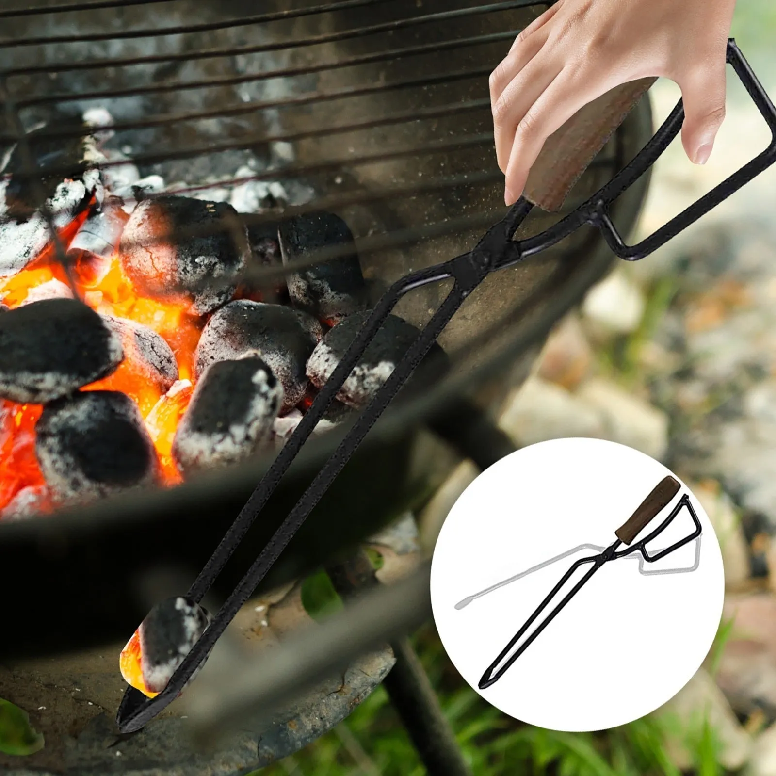 Barbecue Charcoal Clamp Unique Shape BBQ Charcoal Clamp