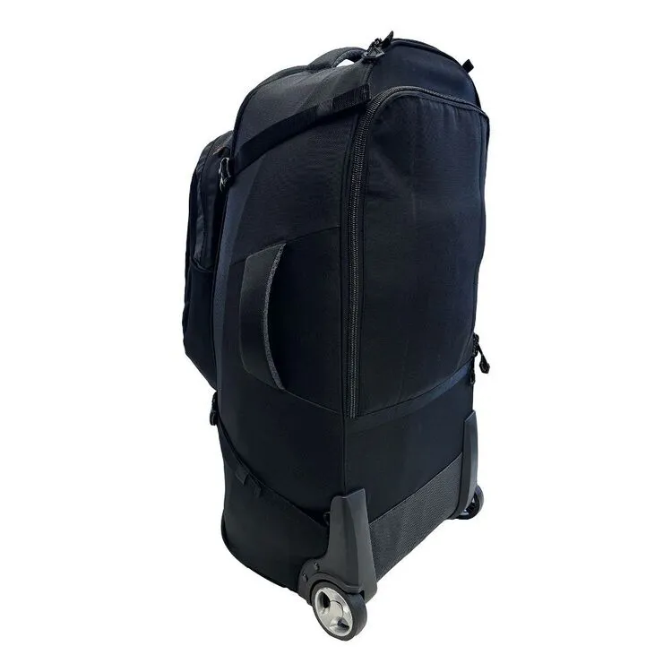 Black Wolf - 65L ( 20L) Grand Tour II wheel bag with backpack straps - Black