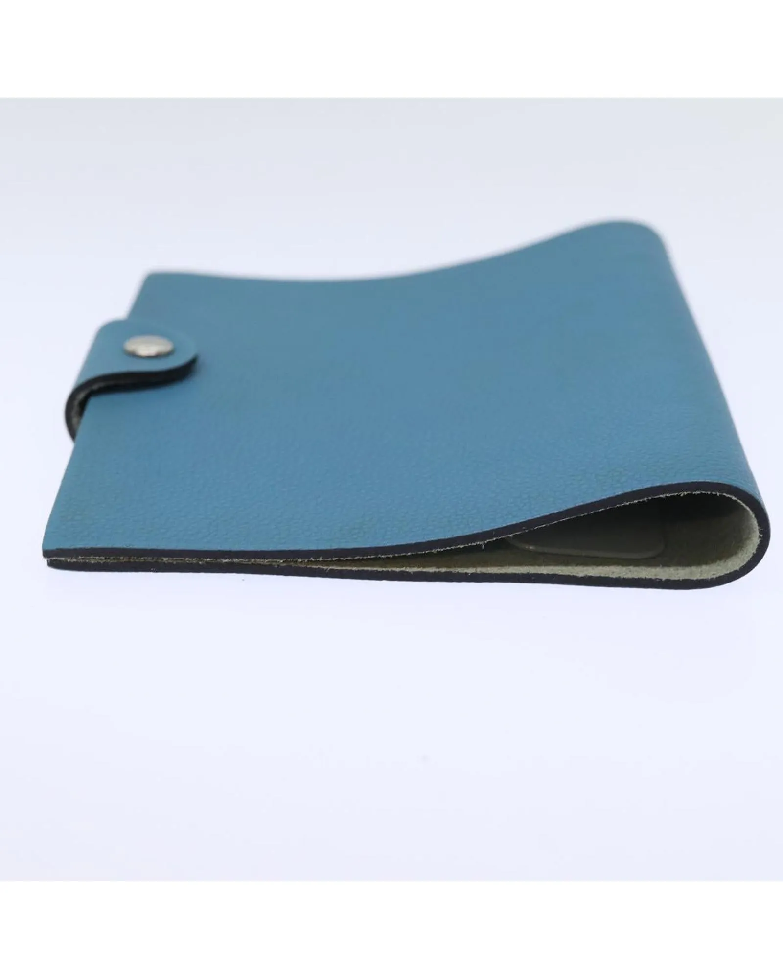 Blue Leather Day Planner Cover