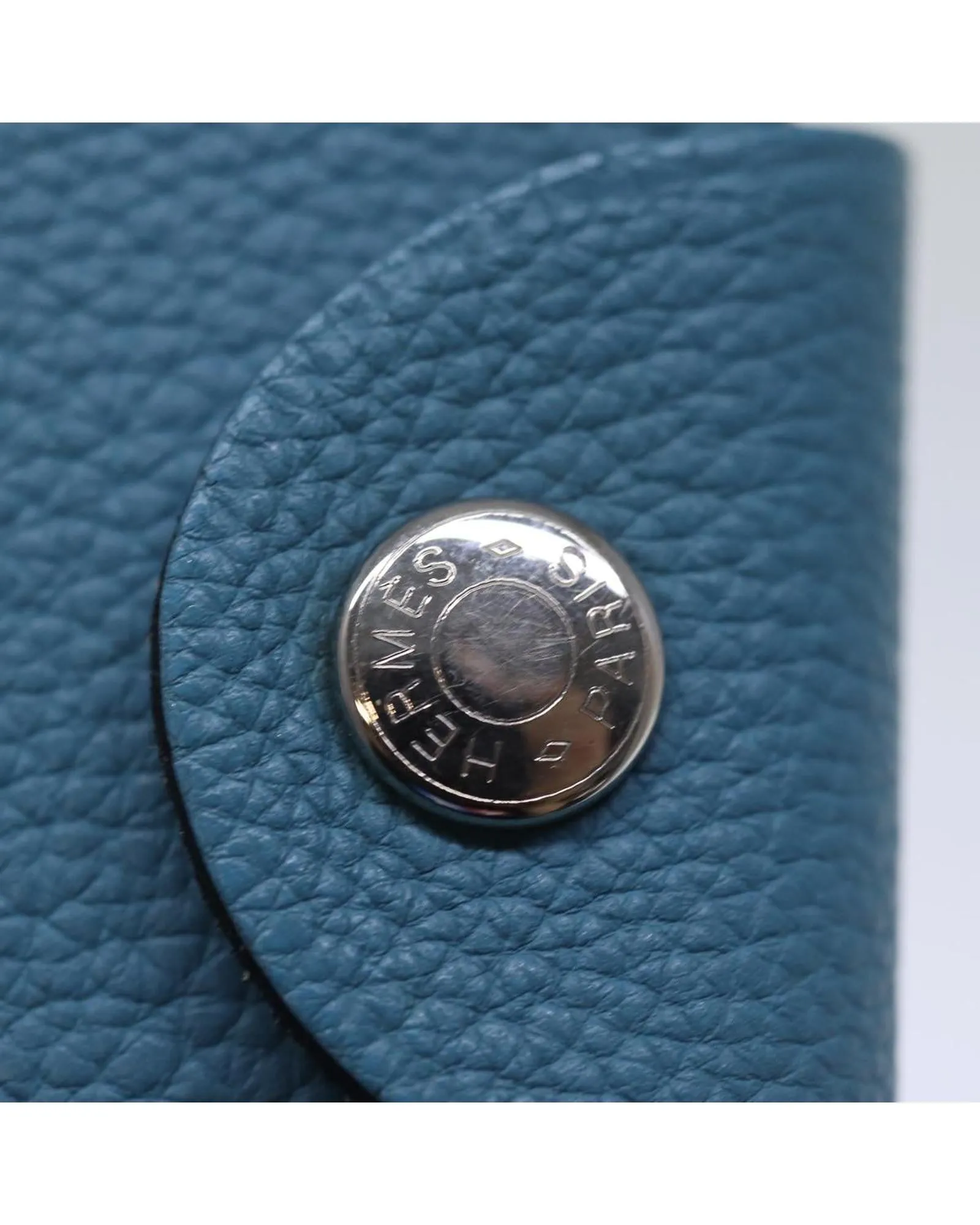 Blue Leather Day Planner Cover