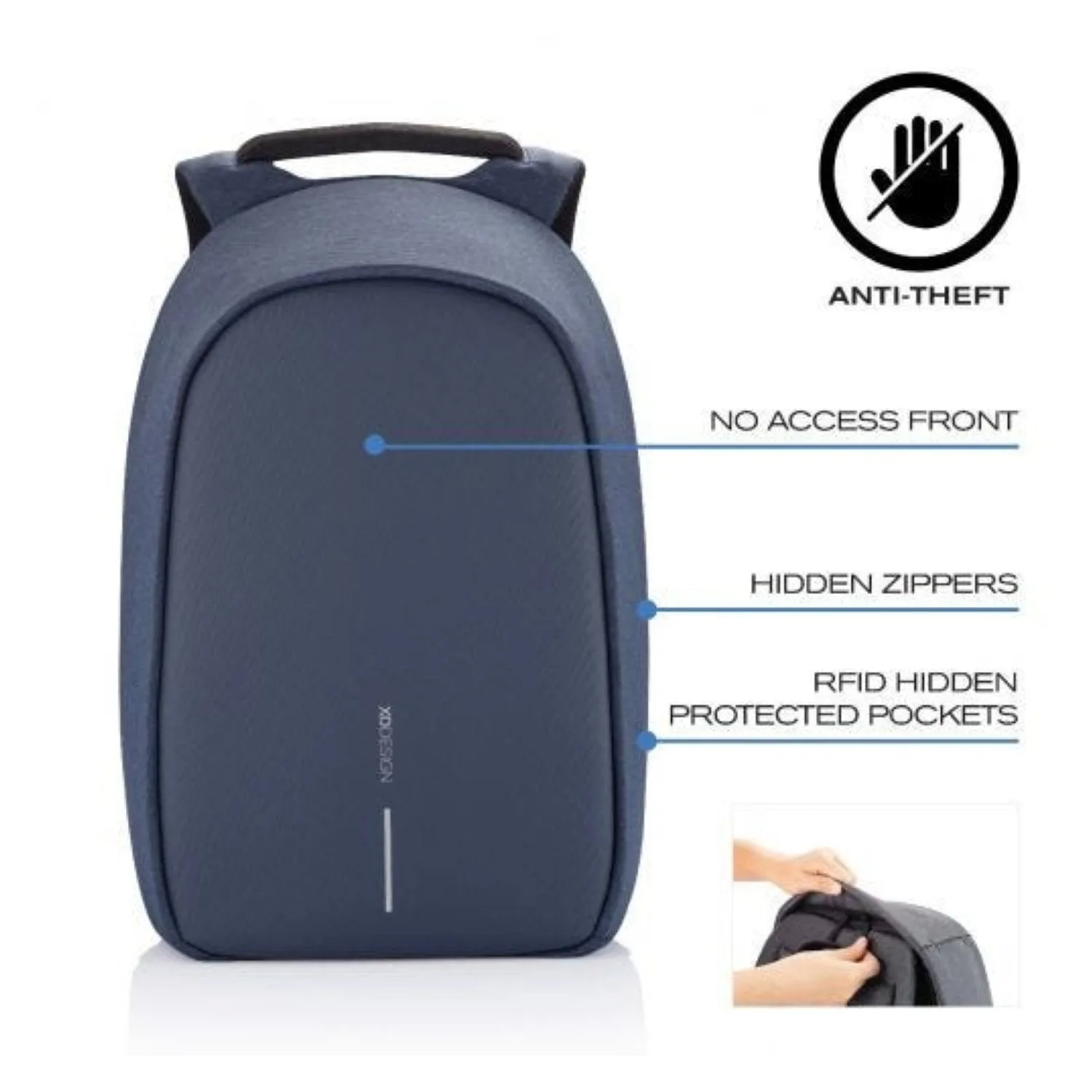 Bobby Hero Small Anti-Theft Backpack