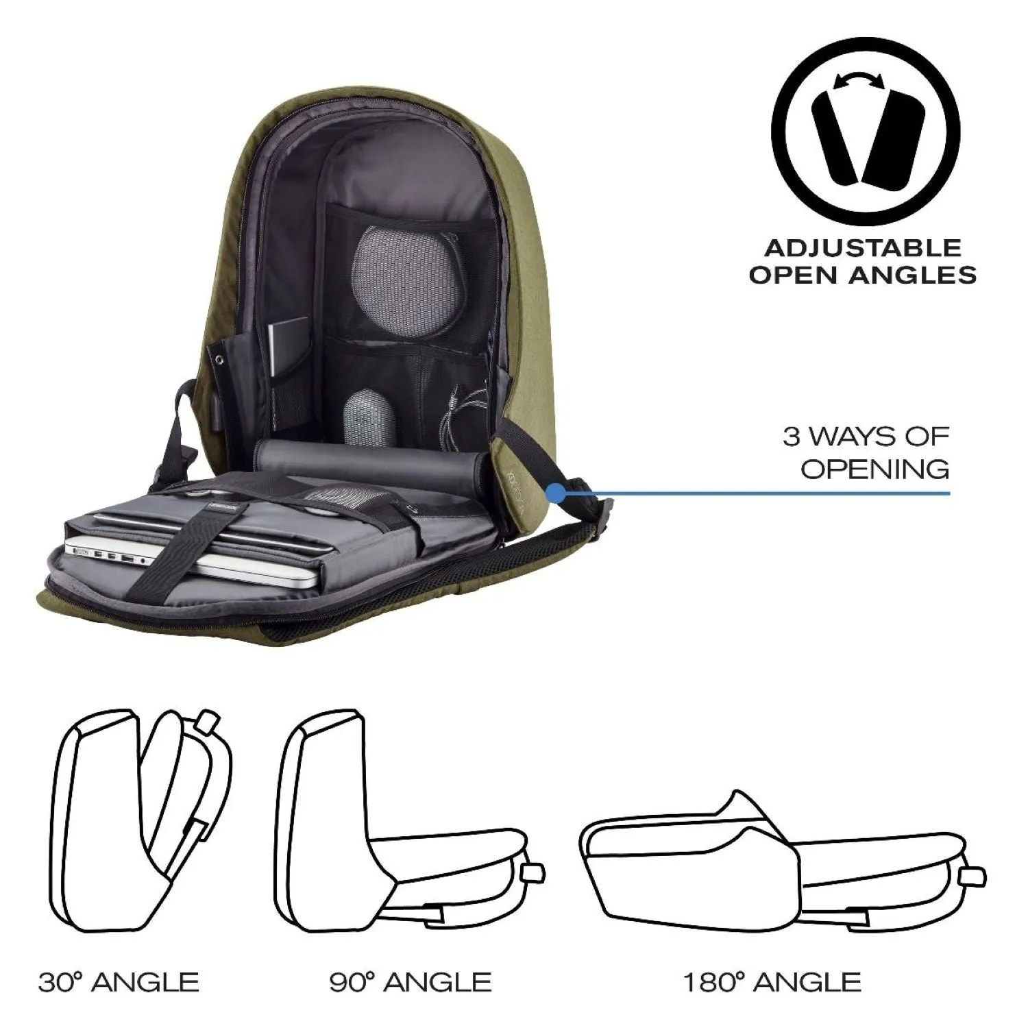 Bobby Hero Small Anti-Theft Backpack