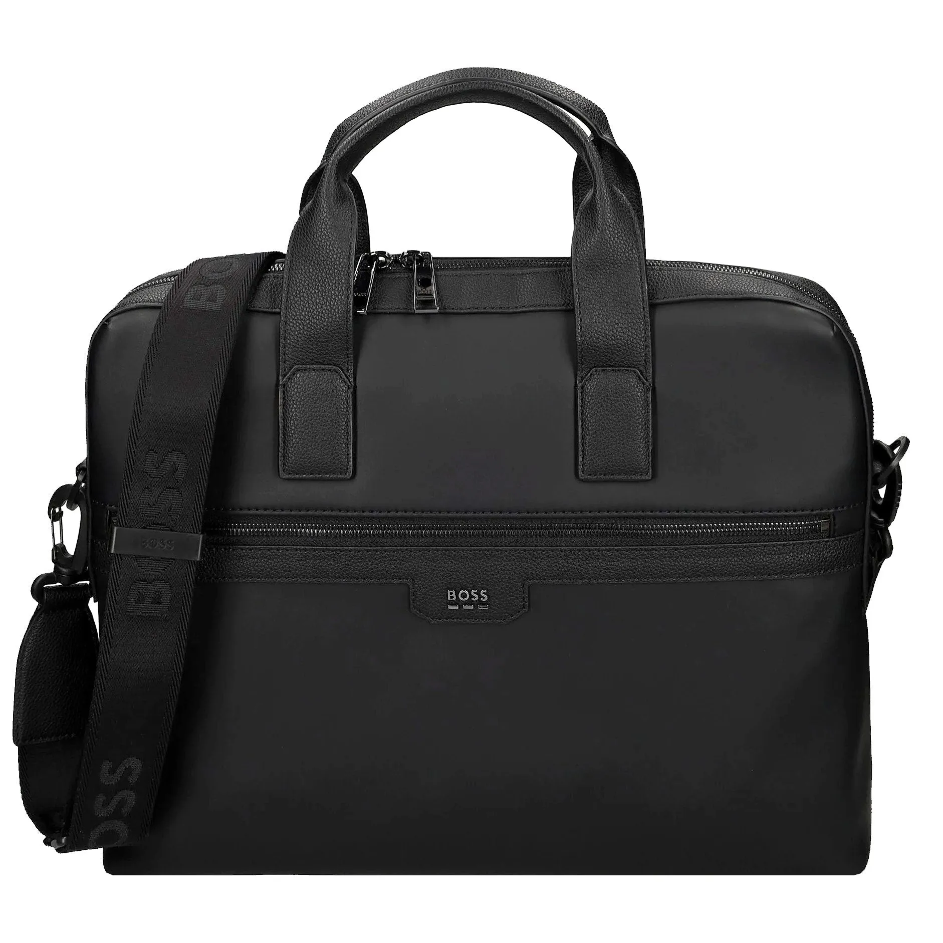 Boss Matte Finish Document Bag - Black