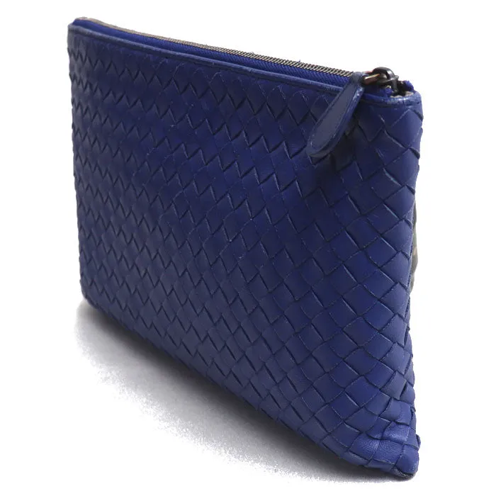 Bottega Veneta Leather Document Clutch Bag