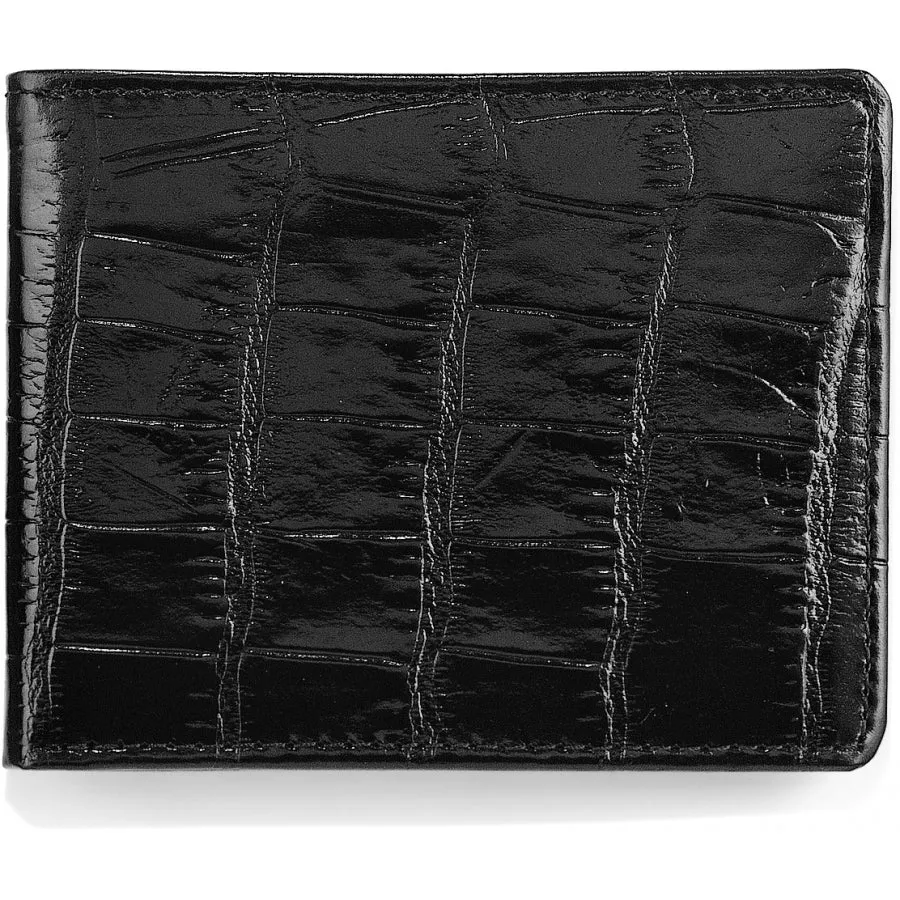 Brighton Wallet Rockefeller Passcase Wallet 89553 in Black 89557 in Brown FW23