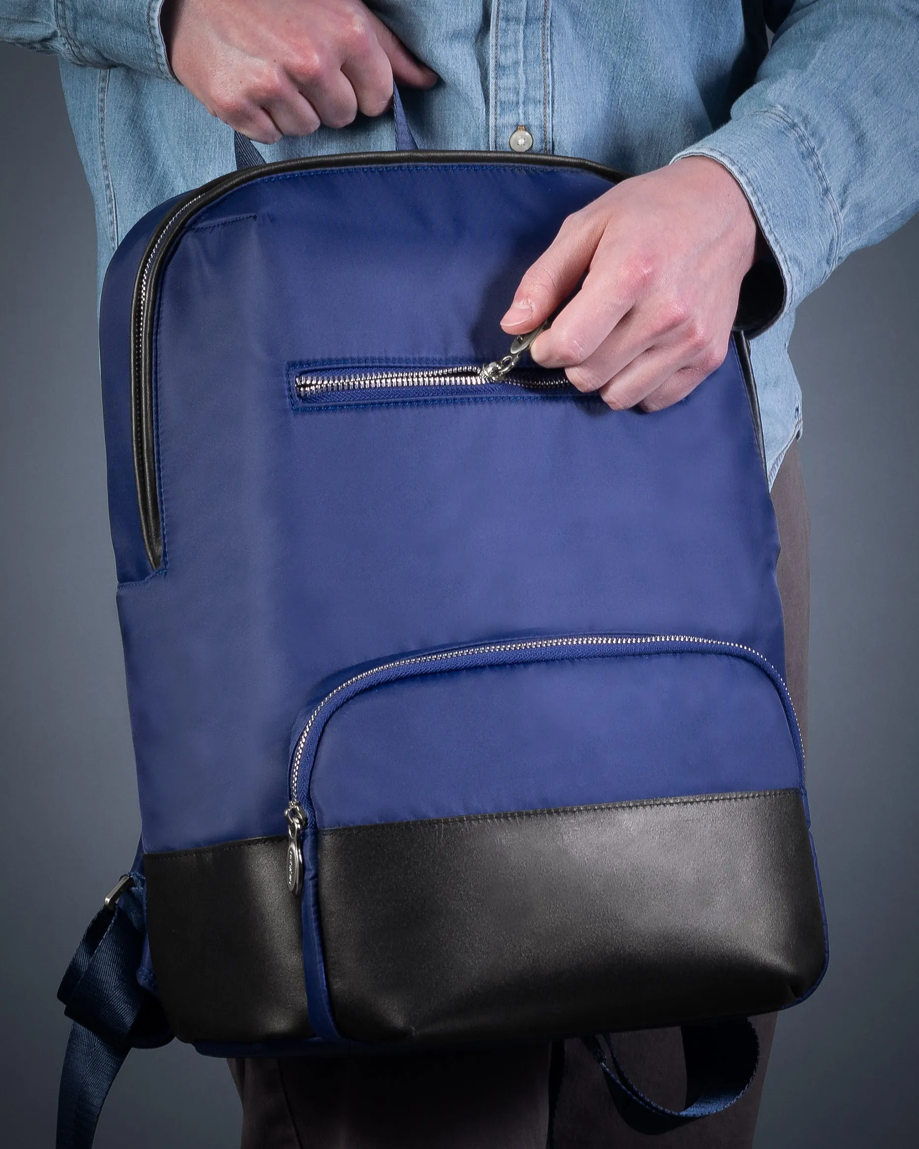 BROOKLYN | 15” Nylon Contour Laptop Backpack