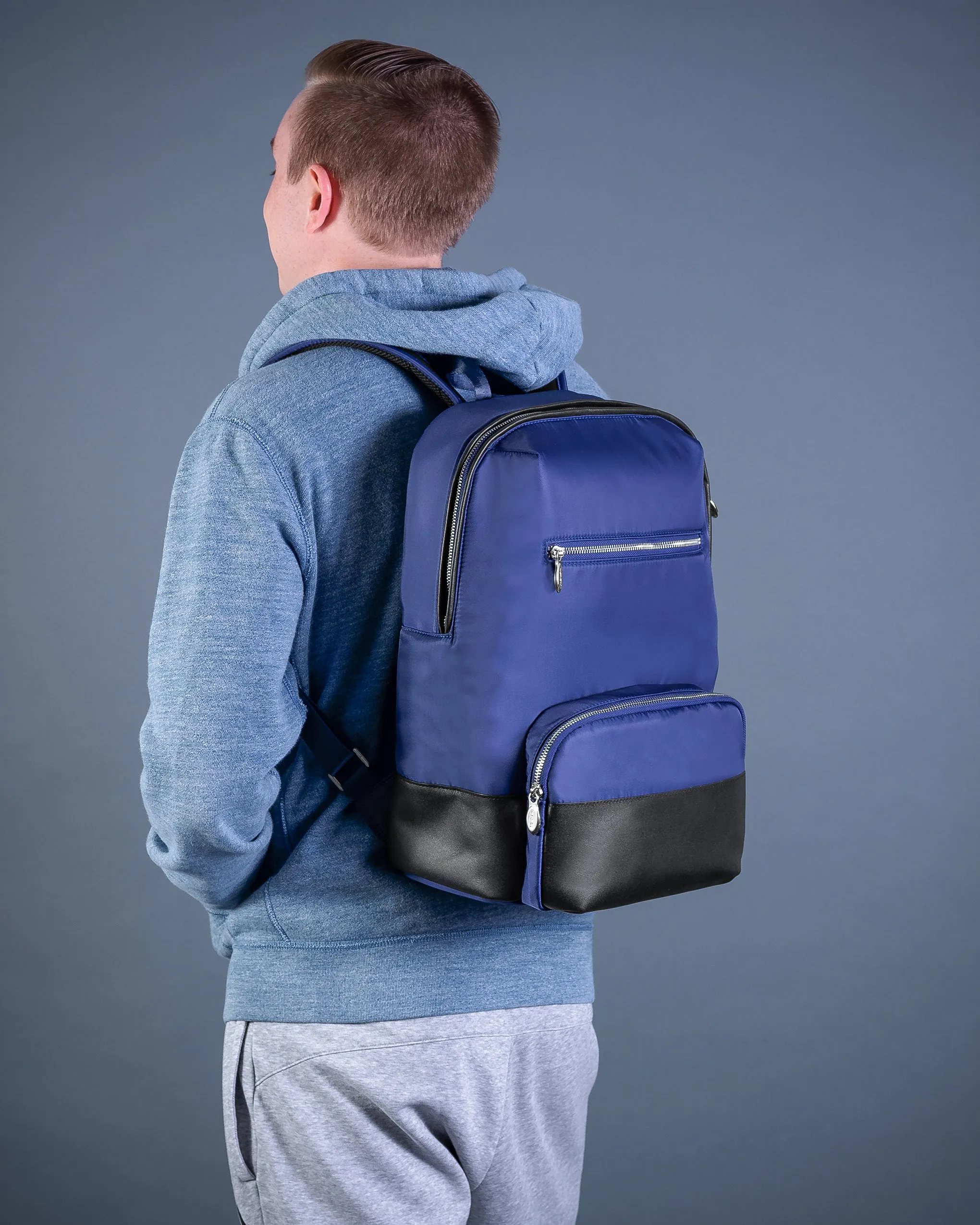 BROOKLYN | 15” Nylon Contour Laptop Backpack